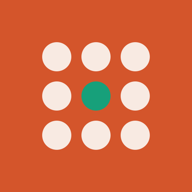 Tambola app icon — a three-by-three grid of dots